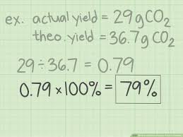 The Best Way To Calculate Percent Yield In Chemistry Wikihow