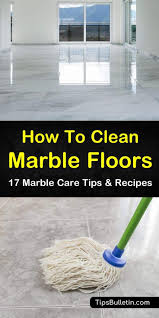 Soap and water are the best ways to clean marble tiles and floors, too. 17 Clever Ways To Clean Marble Floors Cleaning Marble Floors Marble Floor Baking Soda Beauty Uses