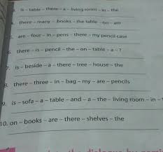 Tolong Di Jawab Ya Itu Arrange The Words Into Complete Sentences Brainly Co Id