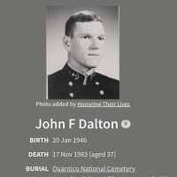John Frederick Dalton (1946–1983) • FamilySearch