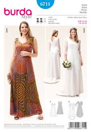 Tipar Rochie Burda 6711 Evening Dresses Plus Size Evening Dress Patterns Sewing Dresses
