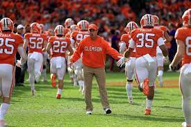 Clemson Football Demarkcus Bowman Won T Be Hard To Spot On The Field Rubbing The Rock Clemson Clemson Football Clemson University Tigers