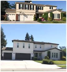It would be sad to cover up the old sea shell stucco because it is different and may have some historic value. Over 20 Painted Brick And Stone Transformations Nesting With Grace