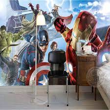Aliexpress Com Buy Avengers Boys Bedroom Photo Wallpaper Custom 3d Wall Murals Marvel Comics Wallpaper Children Marvel Boys Room Marvel Bedroom Avengers Room
