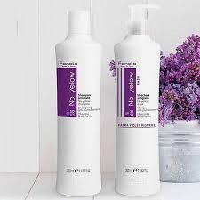 Say Goodbye To Yellow Tones With Fanola No Yellow Shampoo Or Mask Which One Do You Prefer Fan Purple Shampoo And Conditioner Shampoo Purple Shampoo