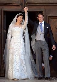 The fashion designer created two unique gowns especially. Love It Elie Saab Designed Wedding Gown Prince Felix And Princess Claire Of Luxembourg 21st Septembe Royal Wedding Dress Royal Brides Famous Wedding Dresses