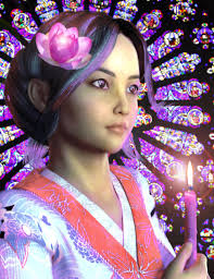 Saint Lucy Yi Zhenmei of China #2 by Suzanne Silvir