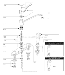 The faucet controls use a large cartridge which compensates for sudden changes in water pressure in hot or cold supply. Moen Kitchen Sink Faucet 7300 Ereplacementparts Com