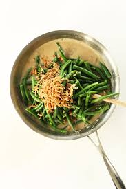 Vegan Green Bean Casserole Minimalist Baker Recipes Recipe Vegan Green Bean Casserole Green Beans Bean Casserole