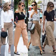 Calça Bege Feminina Combina Com Que Cor De Blusa Calca Pantacourt Realmente E Um Modelo Q Achata Mas Alguns Truques Podem Minimizar Essa Impressao Us Linen Style Fashion Fall Fashion Outfits Classic Outfits