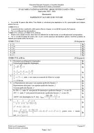 Subiecte matematica evaluare nationala 2016. Evaluare Nationala 2016 Subiecte Si Barem Matematica Reactia Autoritatilor Dupa Ce Elevii S Au Plans De Unul Dintre Subiecte Stirileprotv Ro