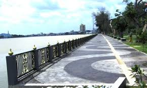 Routes path displayed on map Best Places To Visit From Johor Bahru To Muar Johor