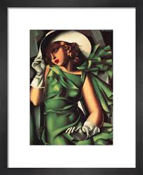Maybe you would like to learn more about one of these? Young Lady With Gloves Girl In A Green Dress 1930 Art Print By Tamara De Lempicka King Mcgaw