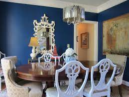 Classic navy by jolie paint. Gallery Feng Shui Style Dining Room Blue Dining Room Wallpaper Best Wall Colors