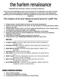 Harlem Renaissance Writers And Themes Independent Essay Project Reading Comprehension Worksheets Harlem Renaissance Writers Reading Comprehension