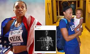 From 2003 to 2013, felix specialized in the 200 meter sprint and gradual. Allyson Felix Breaks Record For The Most World Titles 10 Months After Life Threatening Pregnancy Daily Mail Online