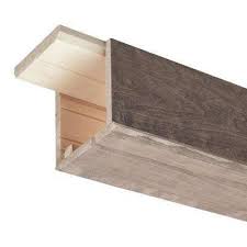 100 150 Faux Wood Beams Mouldings Moulding Millwork The Home Depot In 2020 Faux Beams Faux Ceiling Beams Wood Beam Ceiling