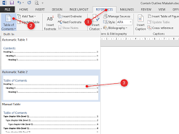 Unlike regular paragraphs, the first line is not indented. Cara Membuat Daftar Isi Otomatis Table Of Content Pada Microsoft Word Belajar Komputer Tutorial Teknisi Komputer