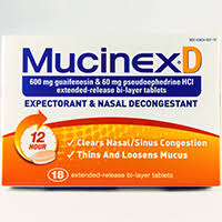 Mucinex D Dosage Rx Info Uses Side Effects