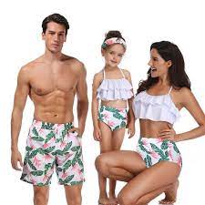 Keep in mind that shipping will be extra when buying from these. Ashoreshop Family Matching Swimwear Beachwear Mommy Daddy And Me Swimsuit Color 3 Dad L In 2021 Matching Swimwear Family Bathing Suits Son Clothes