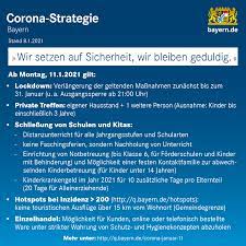 Offizielles landesportal der bayerischen staatsregierung: Newsletter Der Bayerischen Staatsregierung 8 Januar 2021 Bayerisches Landesportal