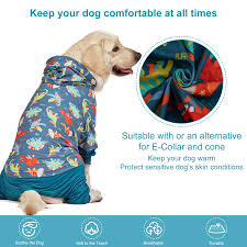 Amazon.com : LovinPet Dog Shirts XXL: Wound Care, Anxiety Lightweight  Onesie, Large Dog Pajamas, Pjs for Dogs, Reflective Stripe, Super Dinos  Navy Print, Surgical Recovery Clothes 2XL : Pet Supplies