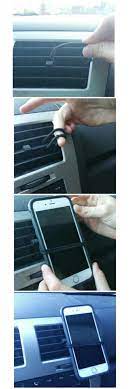 Diy Car Cell Phone Holder Diy Phone Holder Car Hacks Car Cell Phone Holder