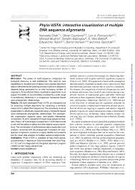 PDF) Phylo-VISTA: interactive visualization of multiple DNA sequence  alignments