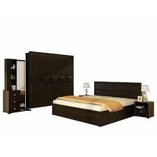 Not sure which bed or bedroom furniture is right for you? Dark Brown Bedroom Furniture Set Rs 60000 Piece Sana Furniture Id 15546898633