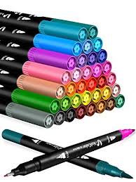 Dual Brush Pens Art Projects Markers Colored Fine Tip Pen Https Www Amazon Com Dp B079x3k6pz Ref Cm Sw R Pi Dp Brush Pen Coloring Markers Dual Brush Pens