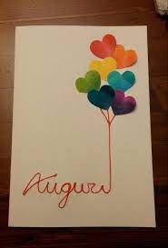 Bigliettino Di Auguri Creativo Con Palloncini Ho C Idee Per Biglietti Di Compleanno Biglietti Auguri Fai Da Te Compleanno Biglietti Di Compleanno Fatti A Mano