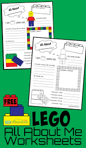 Get to know your students with this all about me book free printable. Lego All About Me Printable All About Me Worksheet All About Me Printable Lego Classroom Theme