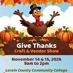 12th Annual Give Thanks Craft & Vendor Show