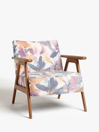 Find your perfect designer armchair at made.com. John Lewis Partners Hendricks Accent Chair Dark Wood Frame Amaryllis Print At John Lewis Partners