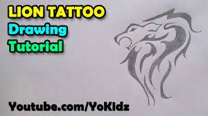 Download how to draw tattoos apk 2.1 for android. How To Draw Tattoos Lion Tattoo On Paper Youtube