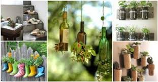 I especially like the idea of painting them and then making a fun artistic display for your garden. Creative Diy Garden Containers And Planters From Recycled Materials Archives I Creative Ideas