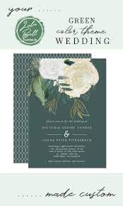 Romantic Sage Gold Wedding Invitation Zazzle Com In 2021 Emerald Green Wedding Theme Green Themed Wedding Gold Wedding Invitations