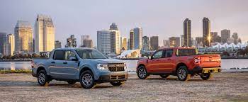The maverick looks substantially smaller than the midsize ford ranger pickup, which. Fglv8nig7srm M
