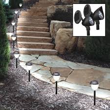 Westinghouse 400079 08 Solar Light Set Includes 8 Apollo Pathlights And 2 Spotlights Solar Lights Outdoor Solar Solar