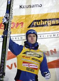 He is one of the most successful ski jumpers of all time, as well as one of the most successful from finland, having won two consecutive world cup overall titles, the four hills tournament a record five times, two individual gold medals at. Finland S Janne Ahonen Celebrates On The Podium After Winning The Second Round Of The World Cup Ski Jumping In Kuusamo 28 November 200 Fotografia Fotos Compras