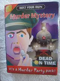 Murdero, a murder mystery themed card game. Amazon Com Host Your Own Murder Mystery Game Dead On Time Toys Games