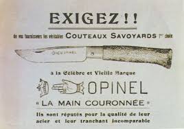 Marque Opinel Publicite Vintage Made In France Monsieur Martin Opinel Couteau Couteau Opinel
