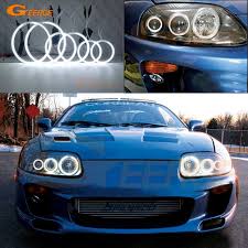 Toyota supra mk4 2jz ge na auto. Fur Toyota Supra Mkiv A80 1993 2002 Ausgezeichnete Ultra Helle Ccfl Angel Eyes Halo Ringe Kit Auto Zubehor Tag Licht Ring Ring Ring Forring Toyota Aliexpress