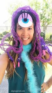 During october, one of my biggest decisions is what am i going to be this halloween? do these colors remind you of any pixar movies? Celia Monsters Inc Diy Costume From Monster S Inc Diy Inspired