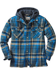 Legendary Whitetails Mens Maplewood Hooded Shirt Jacket