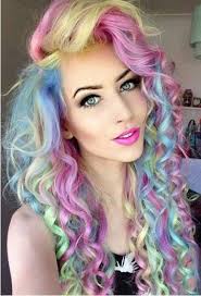 Colorful pastel curls hair colorful pastel curls hair ideas curly hair  hairstyles