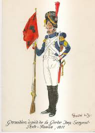 Grenadiers A Pied De La Garde Imp Sergeant Porte Fanion 1811 Guerras Napoleonicas Militar Napoleon