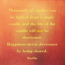 Life Is Not A Zero Sum Game And Some Things Grow For Being Given Away Single Candle Life Chalkboard Quote Art