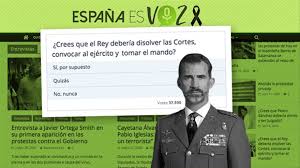 Vox desvela a su candidata a las elecciones de madrid. Una Web Vinculada A Vox Pregunta Si El Rey Deberia Disolver Las Cortes Convocar Al Ejercito Y Tomar El Mando