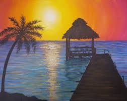 Hd to 4k quality, ready. Easy Sunset Ocean Seascape Acrylic Painting Tutorial Summer Beginner Lesson How To Paint Water Water Painting Sunset Painting Painting Videos Tutorials